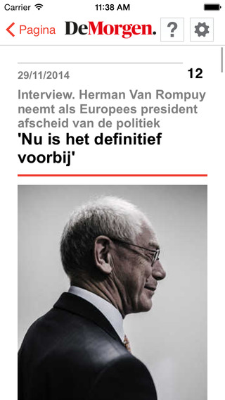 【免費新聞App】De Morgen HD-APP點子