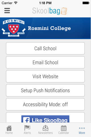 Rosmini College - Skoolbag screenshot 4