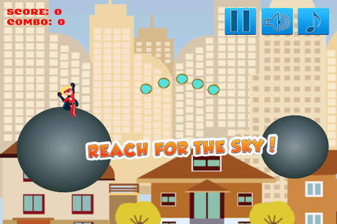 Awesome Hero Boy - Super Sky Action Jumping Game MX screenshot 2