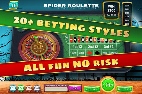 Spider Roulette Dares - FREE - Wild Luck Rulet Thrill Table Game screenshot 4