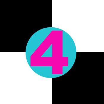 Black White Tiles 4 - Don't tap and touch the piano tiles 2 ( Including crossy the road ) LOGO-APP點子