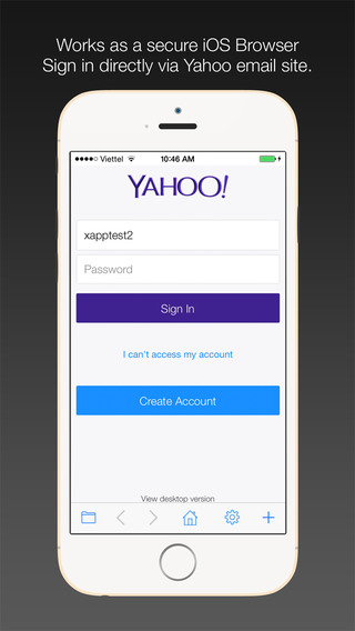 Safe web Pro for Yahoo: secure and easy Yahoo mail mobile app with passcode