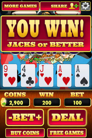 X'mas Wild Poker PRO - Play the All New 2014 Christmas Video Poker Game for Free ! screenshot 2