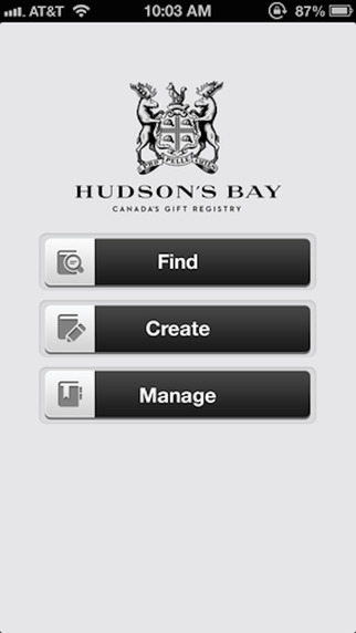 【免費生活App】Hudson's Bay Gift Registry for iPad-APP點子