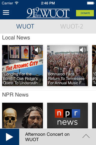 WUOT Public Radio App screenshot 2