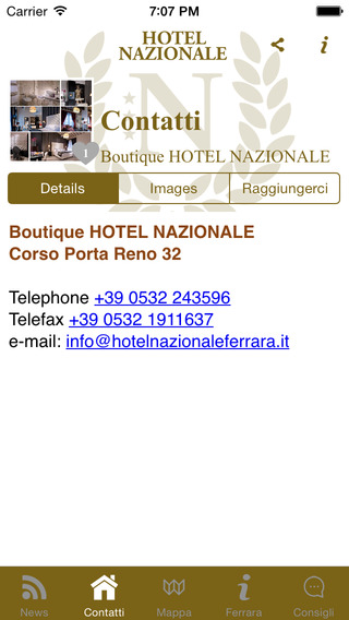 【免費旅遊App】Boutique Hotel Nazionale Ferrara-APP點子