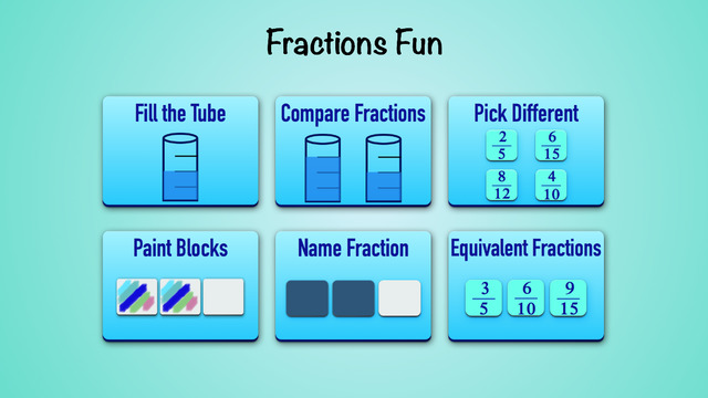 Fraction Games For Kids - Learn Fraction Basics