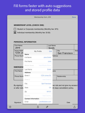 【免費商業App】Adobe Fill & Sign – Easy PDF form filler-APP點子