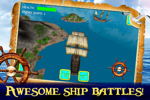 Sea Pirate Ship Simulator 3D Full screenshot 4