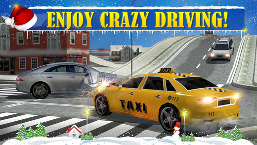 Christmas Taxi Duty 3D