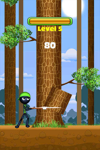 Super Stick Timberguy - Don't Tap Branched Timber screenshot 2