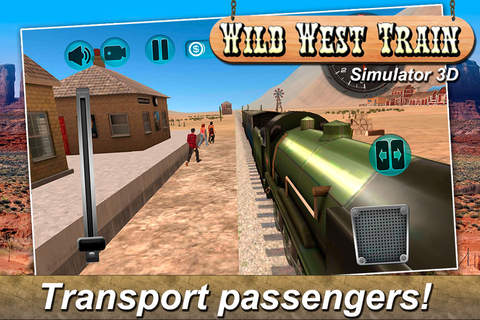 Wild West Train Simulator 3D screenshot 2