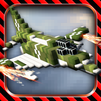 Ace Plane Craft Free - Block Airplane Mine Mini Game LOGO-APP點子