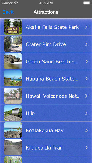 Hawaii Big Island holiday offline travel map