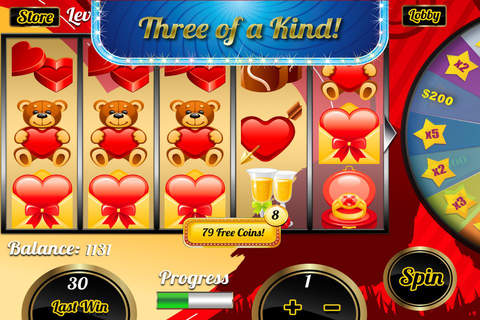 Best Valentine's Day of Las Vegas Casino - Lucky Heart Slots, Blackjack Bonanza, Poker Stars & Social Roulette Pro screenshot 3