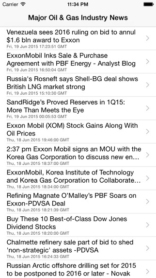 Major Oil Gas Industry News