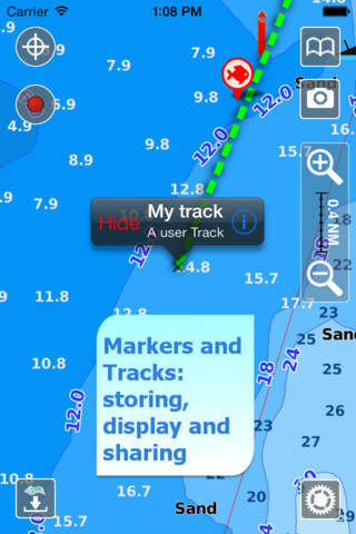Aqua Map California - Marine GPS Offline Nautical Charts for Fishing, Boating and Sailing screenshot 2