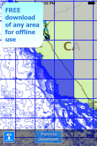 Aqua Map California - Marine GPS Offline Nautical Charts for Fishing, Boating and Sailing screenshot 4