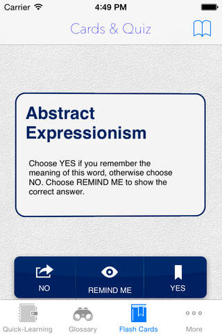 Art Dictionary & Flashcard: image and video illustrations with interesting facts sheet screenshot 4