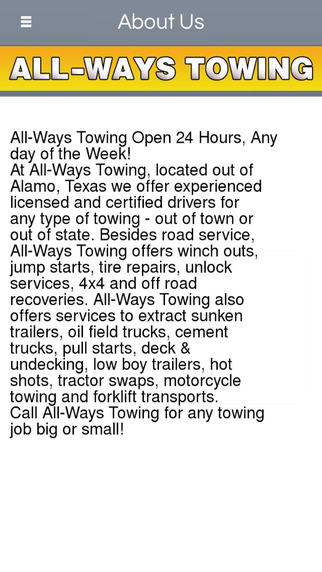 免費下載商業APP|All-Ways Towing - Alamo app開箱文|APP開箱王