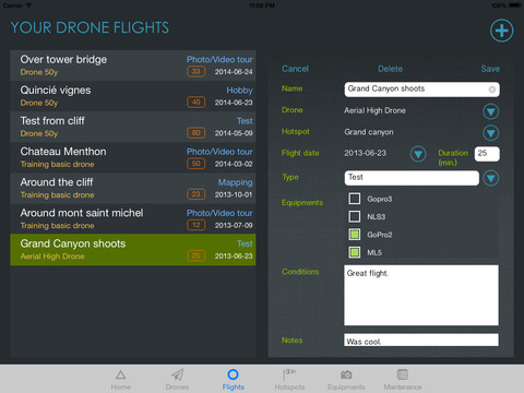Drone Logbook screenshot 3