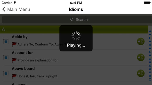 【免費教育App】Idiom Audio-APP點子