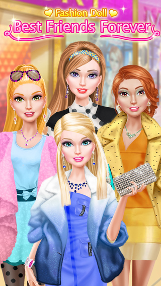 【免費遊戲App】Fashion Doll BFF Shopping Date: SPA & Dress Up Game-APP點子