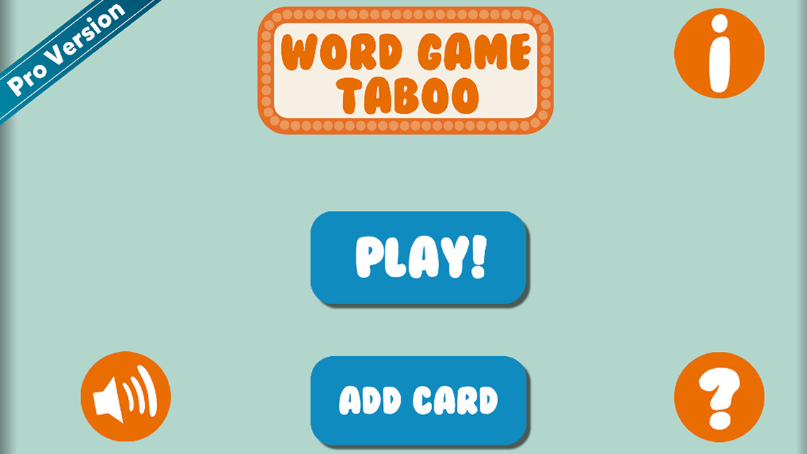 Taboo like game app information