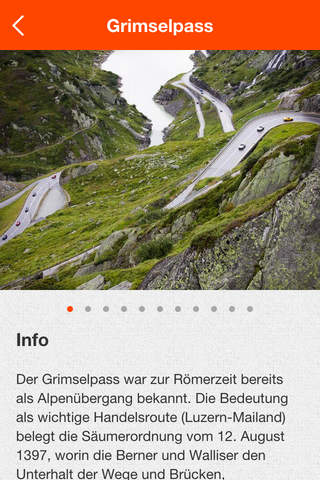 Schweizer Alpenpass Status Informationen screenshot 4