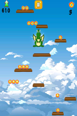 Dragon Dash Story - Tap to jump up to the sky castle screenshot 3