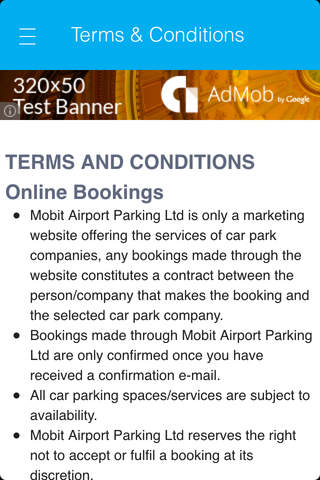 Mobit Airport Parking screenshot 4