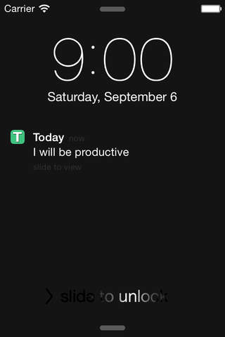 Today - Simple Daily Motivation Reminders screenshot 4