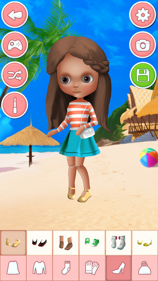 【免費遊戲App】Dress up fashion dolls - make up games-APP點子