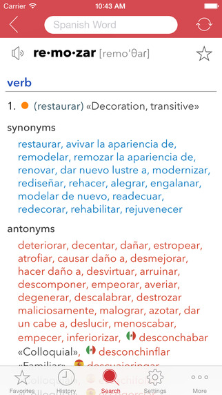 【免費書籍App】Spanish Thesaurus-APP點子