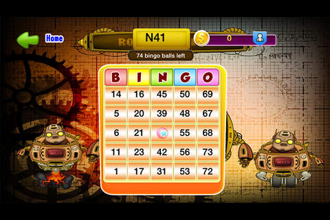 Robot Bingo Boom - Free to Play Robot Bingo Battle and Win Big Robot Bingo Blitz Bonus! screenshot 2