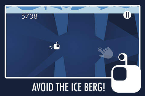 Amazing Deep Blue Frozen Sea - Tap & Don't Fall Game Pro screenshot 2