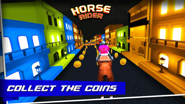 Horse Rider City Race