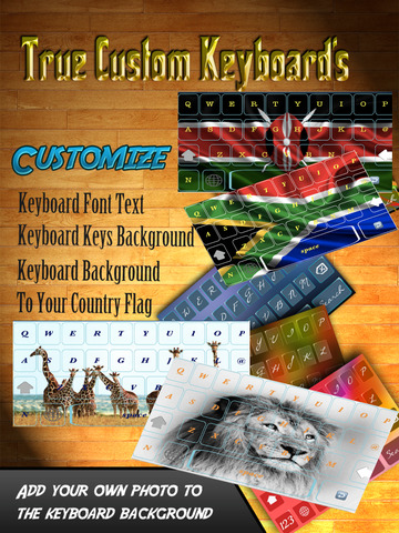 【免費工具App】A Cool Custom Keyboard: Africa Flags and Photo Backgrounds-APP點子