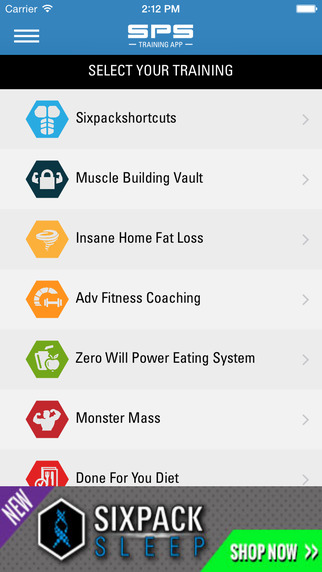 【免費健康App】Sixpack Shortcuts Training-APP點子