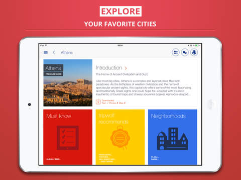 【免費旅遊App】Athens - your travel guide with offline maps from tripwolf (guide for sights, restaurants and hotels)-APP點子