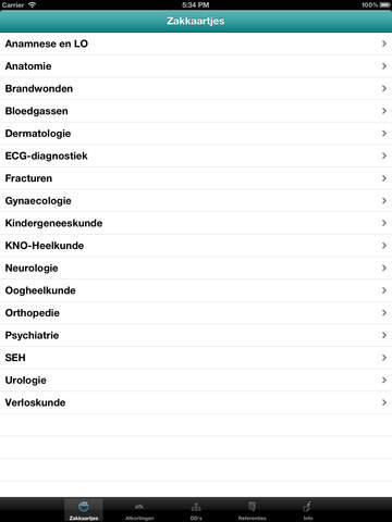 【免費醫療App】Medische Zakkaartjes 2 (inclusief medische afkortingen en differentiaal diagnoses)-APP點子