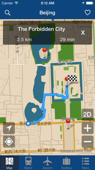 【免費旅遊App】Beijing Offline Map - City Metro Airport-APP點子