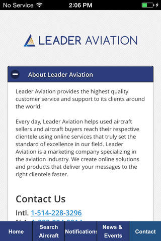 Leader Aviation screenshot 4