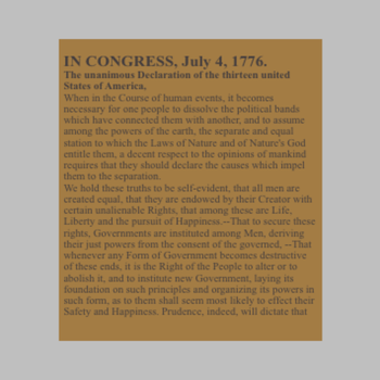 Transcript Of The U.S. Declaration Of Independence LOGO-APP點子