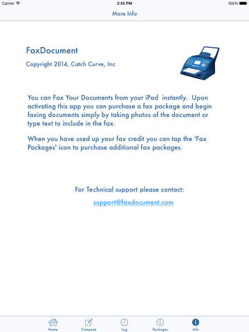FaxDocument for iPad