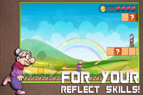 Supper Granny - Free Fun Jump & Run Games Pro screenshot 2