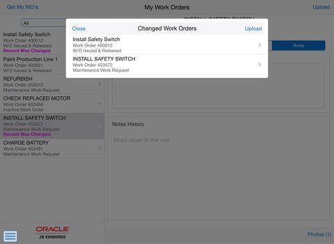 【免費商業App】Manage My Work Orders Tablet for JD Edwards EnterpriseOne-APP點子