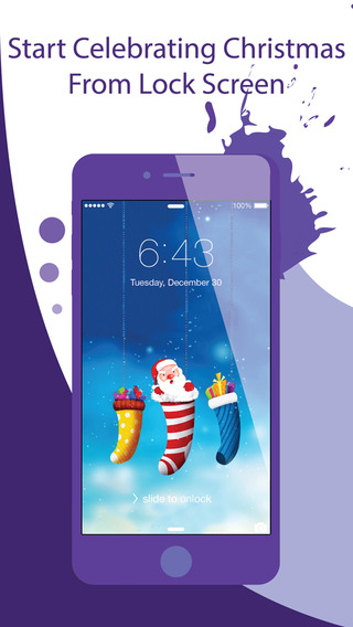 Christmas Wallpapers Backgrounds Pro - Cool home lock screens with gallery of xmas patterns textures