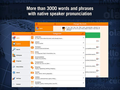 【免費教育App】Learn Spanish with MosaLingua-APP點子