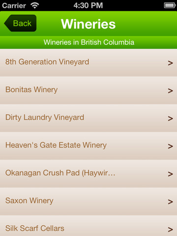 【免費生活App】Wineries of British Columbia-APP點子